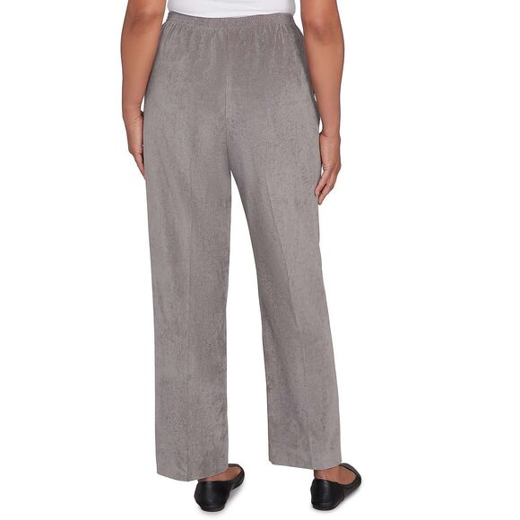 Alfred Dunner Classic Corduroy Pants - Gray - 18 Proportioned Short - Picture 2 of 2